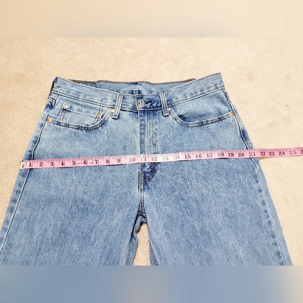 Levi’s 550 Relaxed Fit Jeans Men’s W34 L36 Light Wash 100% Cotton Denim - Picture 7 of 16